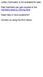 Mobile Screenshot of lotterydominator.com